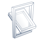 Ventana pivotante